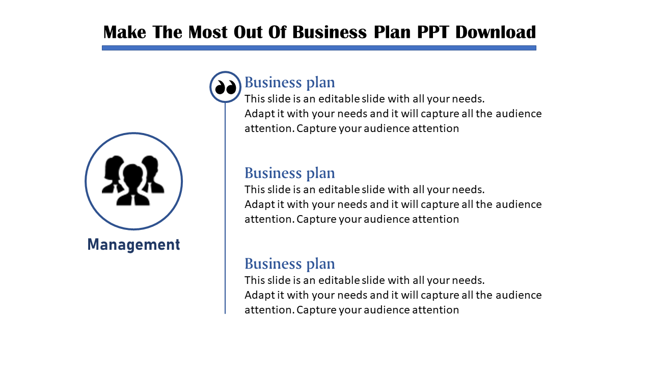 sample of business plan slideshare